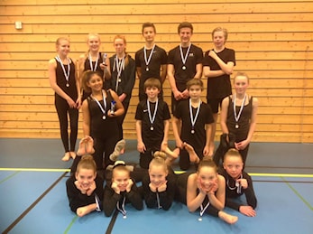 Historisk deltakelse i Troppsturnkonkurranse for Moss Turnforening 30.01.2016.